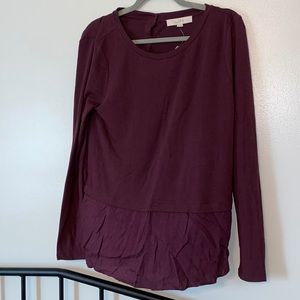 Maroon Loft Sweater